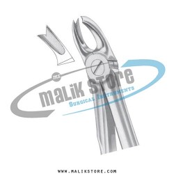 Dental Tooth Extraction extracting Forceps #65L English Pattern Forceps