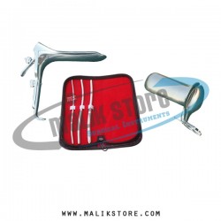 Hegar uterine dilator set 3 pieces 3-4, 5-6, 7-8, grave large, collin large