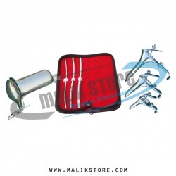 Hegar uterine dilator set 3 pieces 3-4, 5-6, 7-8, grave 3pcs, collin large