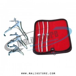 Hegar uterine dilator set 3 pieces 3-4, 5-6, 7-8, grave 3pcs