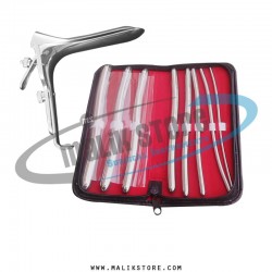 Hegar uterine dilator Set 8 pieces, grave large