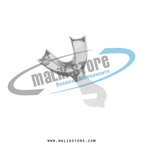 impression tray english pattern solid full denture