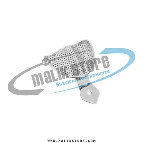 impression tray perforated full denture
