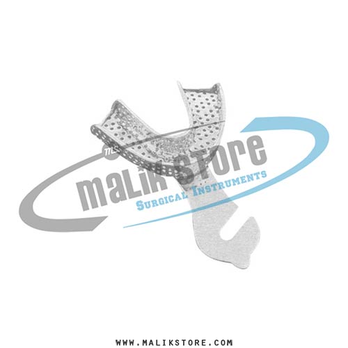 impression tray perforated full denture