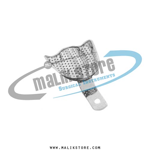 impression tray perforated full denture