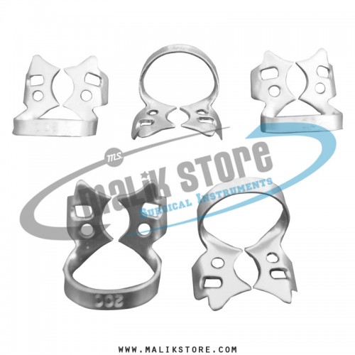 RUBBER DAM CLAMP ENDODONTIC RESTORATIVE DENTAL INSTRUMENTS FIG.200 JAPANESE SS 5pcs RUBBER DAM CLAMP ENDODONTIC RESTORATIVE DENTAL INSTRUMENTS FIG.200 JAPANESE SS 5pcs