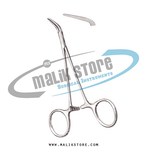 halsted mosquito jaws 45 angled on flat 5" extra delicate